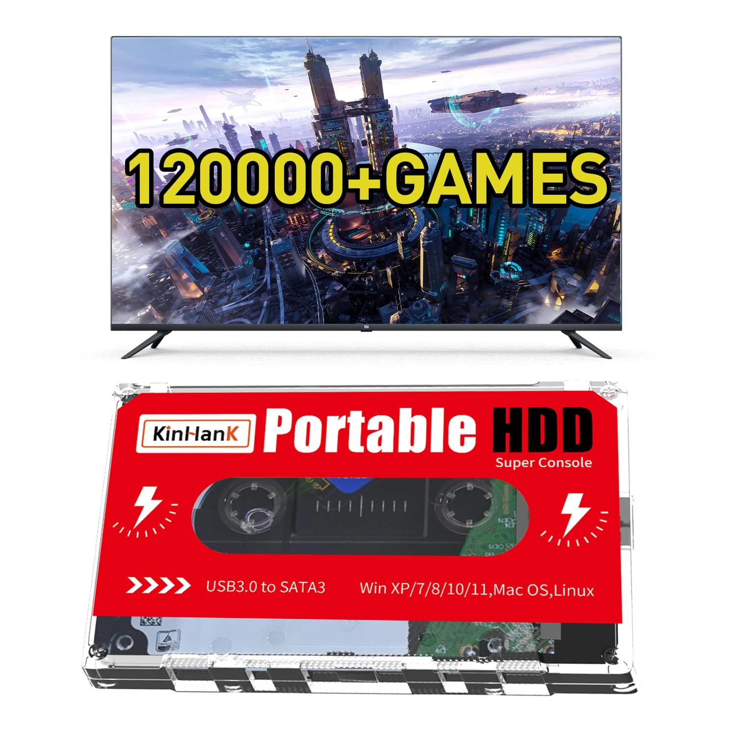 Kinhank Batocera 33 - 2TB HDD