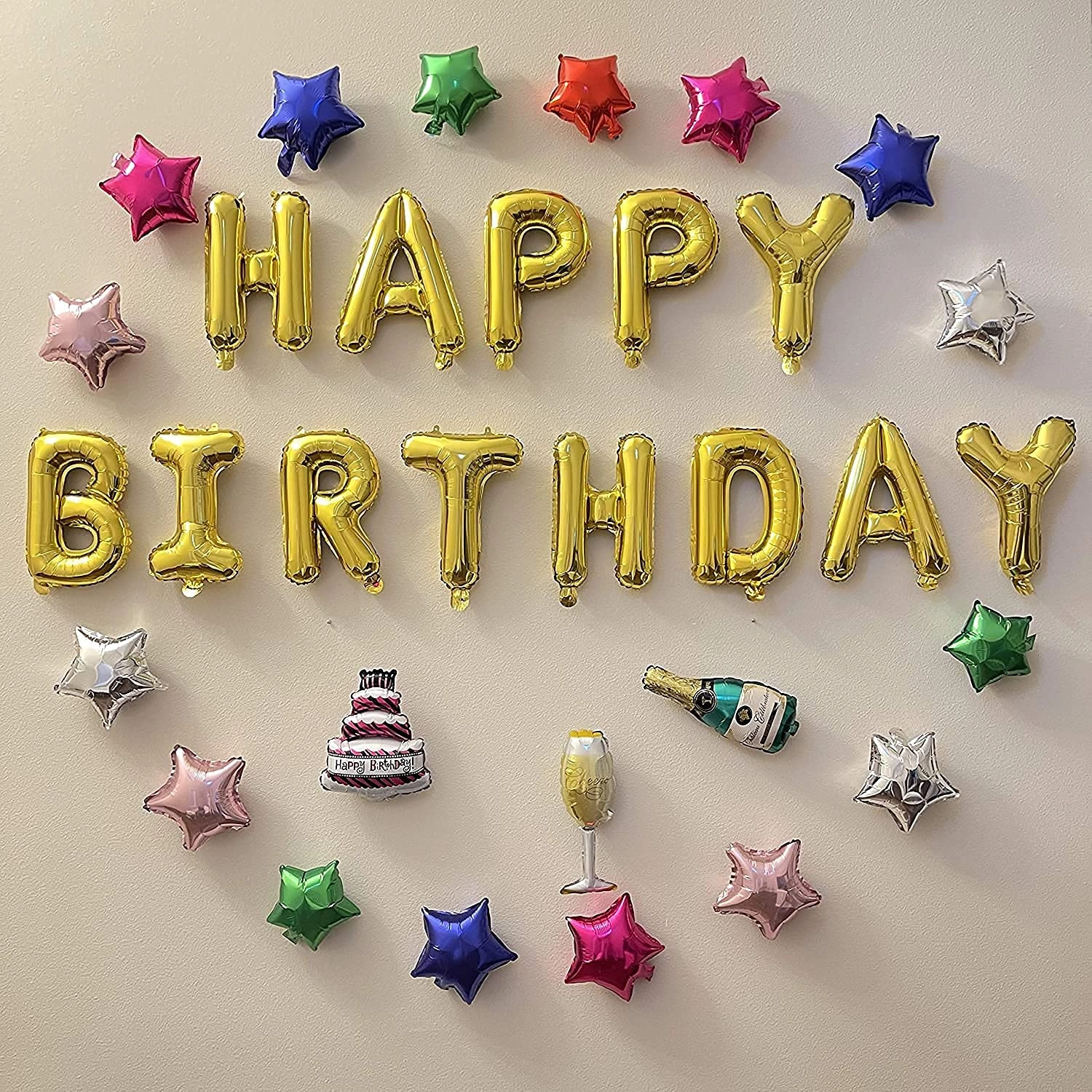 Party Propz Happy Birthday Decoration Kit - 20Pcs Birthday