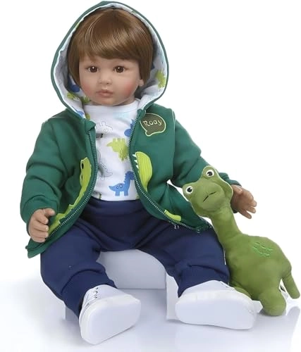 Fridolin Reborn Baby Doll - 24inch Long Hair Ages 3+ Pack