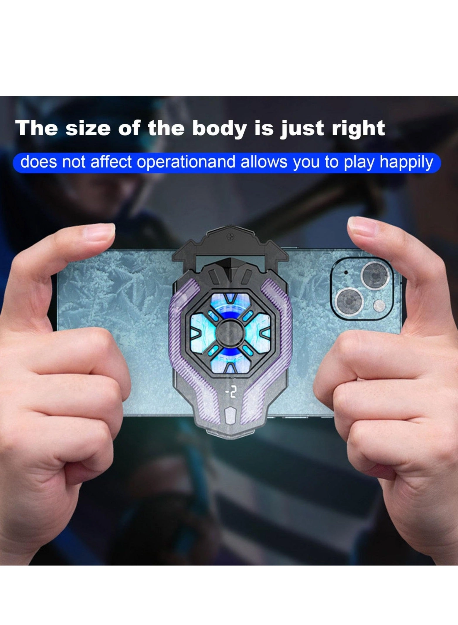 Magnetic Phone Cooler - RGB Lights 3-Speed Cooling