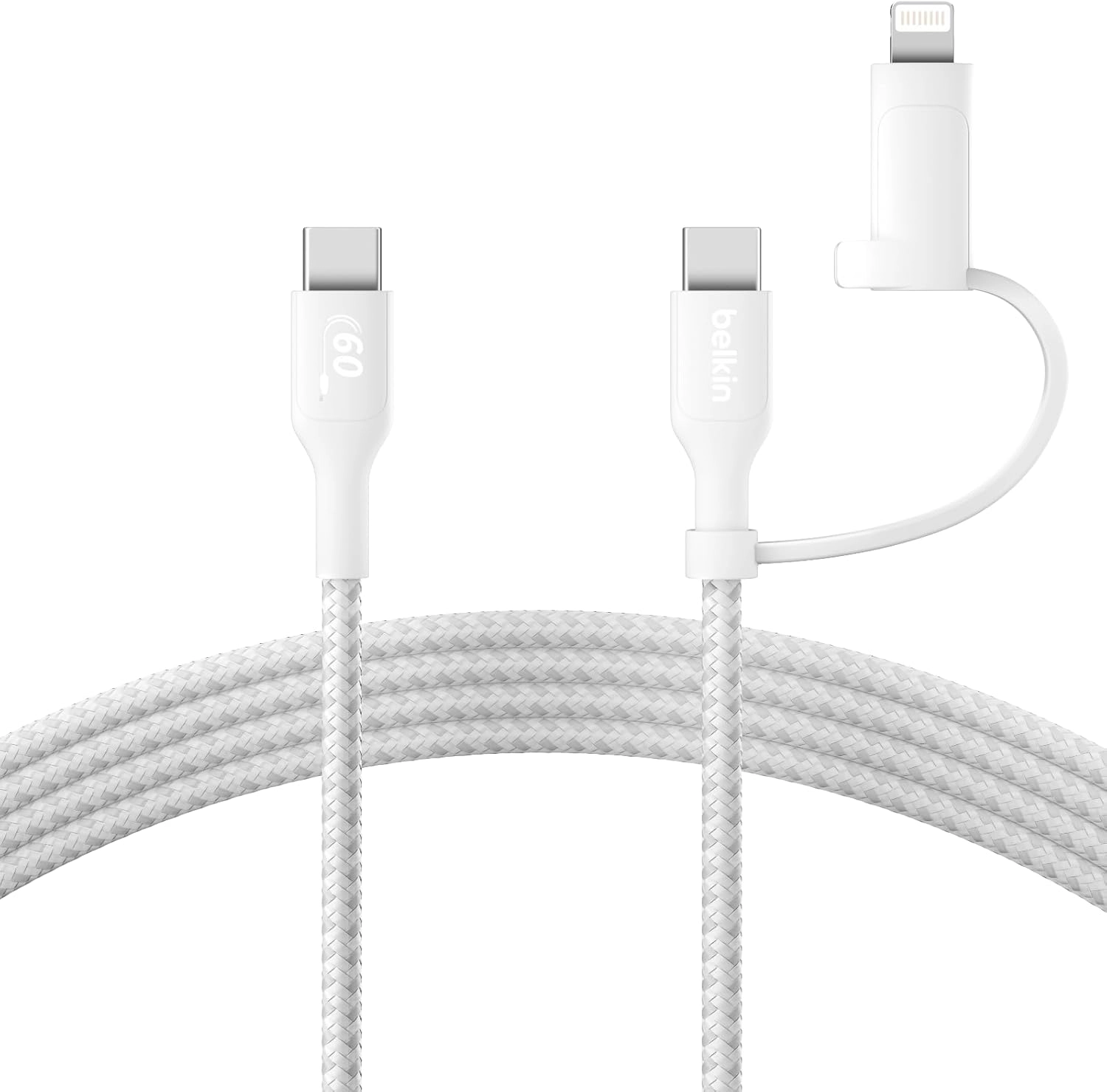 Belkin BoostCharge Pro Cable 60W USB-C to Lightning 1.5m Braided