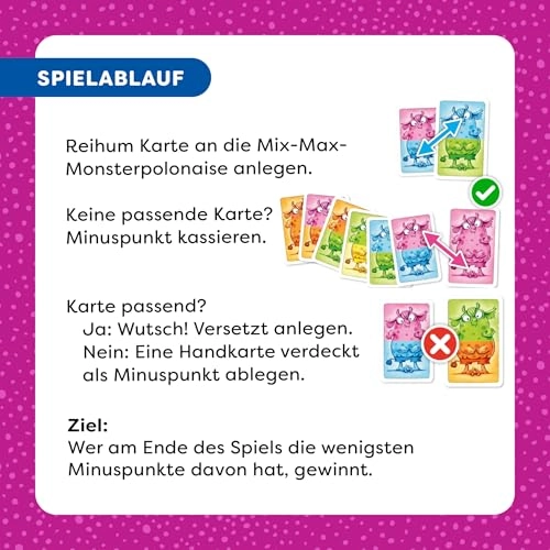 Mix-Max Monster - 66 Cards German 6 years and up