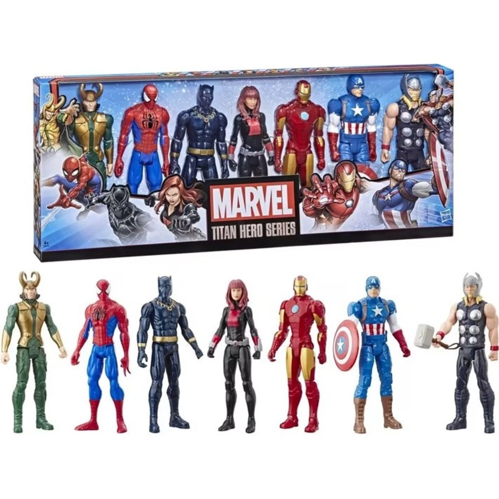 Hasbro Titan Hero Series Figure Set - Marvel Avengers - 7 pcs