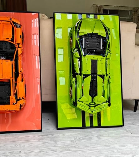 Display Wallboard for LEGO Lamborghini Sián FKP 37 42115 - Aluminum