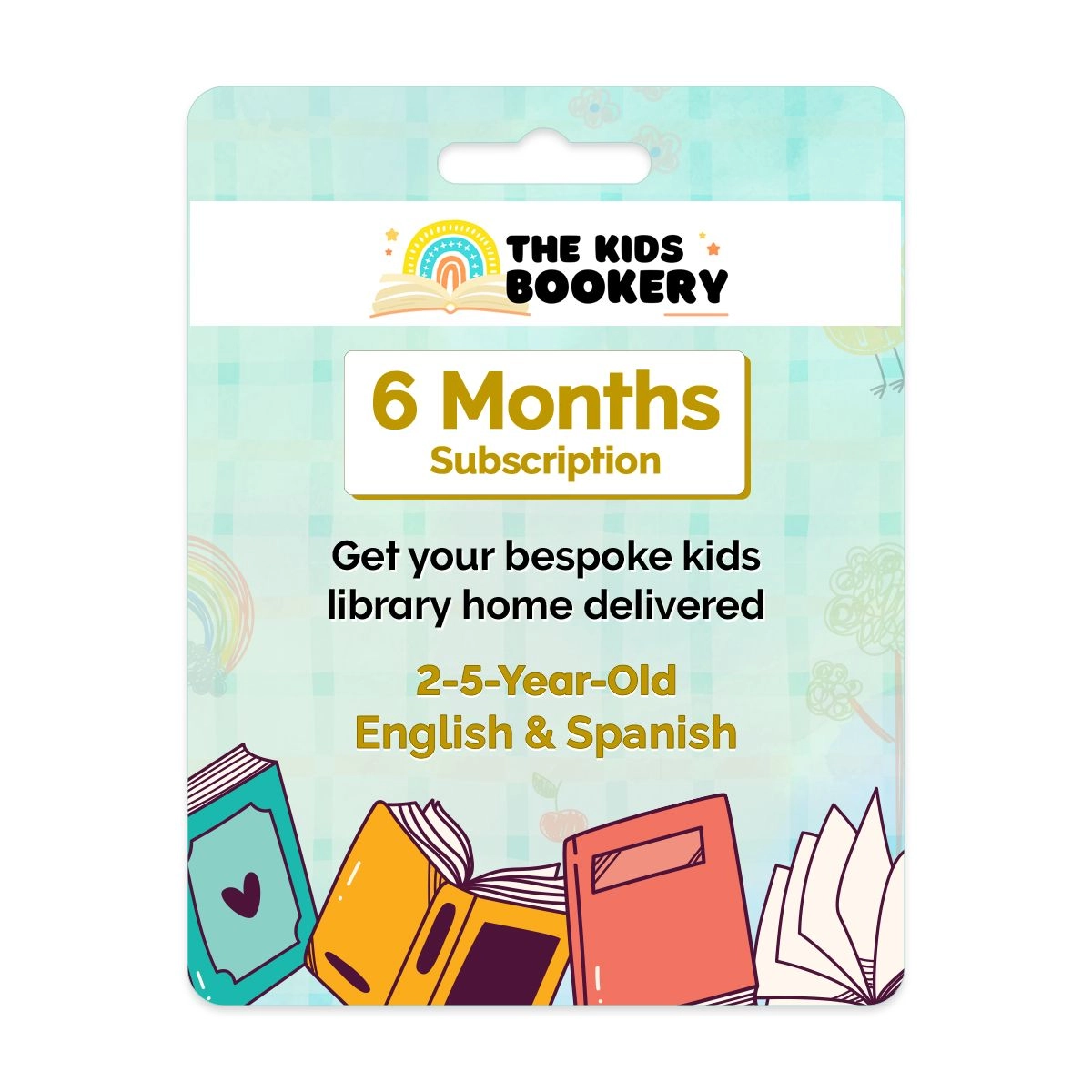 THE KIDS BOOKERY Kids Books Subscription Cloth Book - 2 to 5 Years