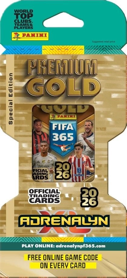 Panini FIFA 365 ADRENALYN XL - 8 packets 2 LIMITED EDITION CARDS
