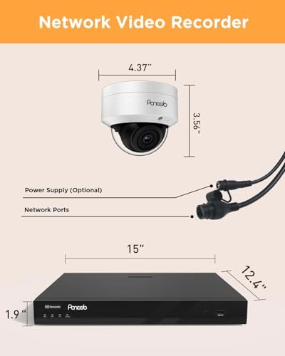 32 Channel NVR - 4K 8TB + 5MP PoE Camera