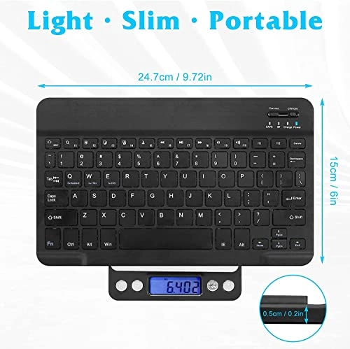 Ultra-Slim Bluetooth Rechargeable Keyboard - US Bluetooth