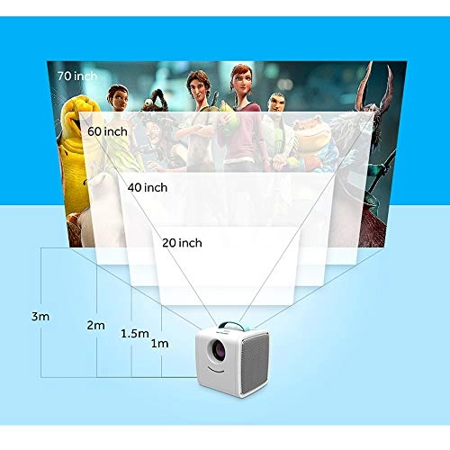 Home 1080P Portable Projector - 320 x 240 pixels