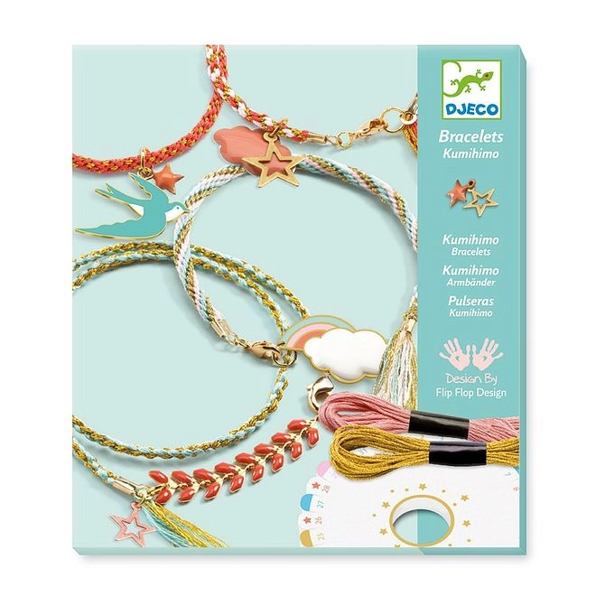 DJECO Celeste Kumihimo - Bracelets Making Kit Ages 8
