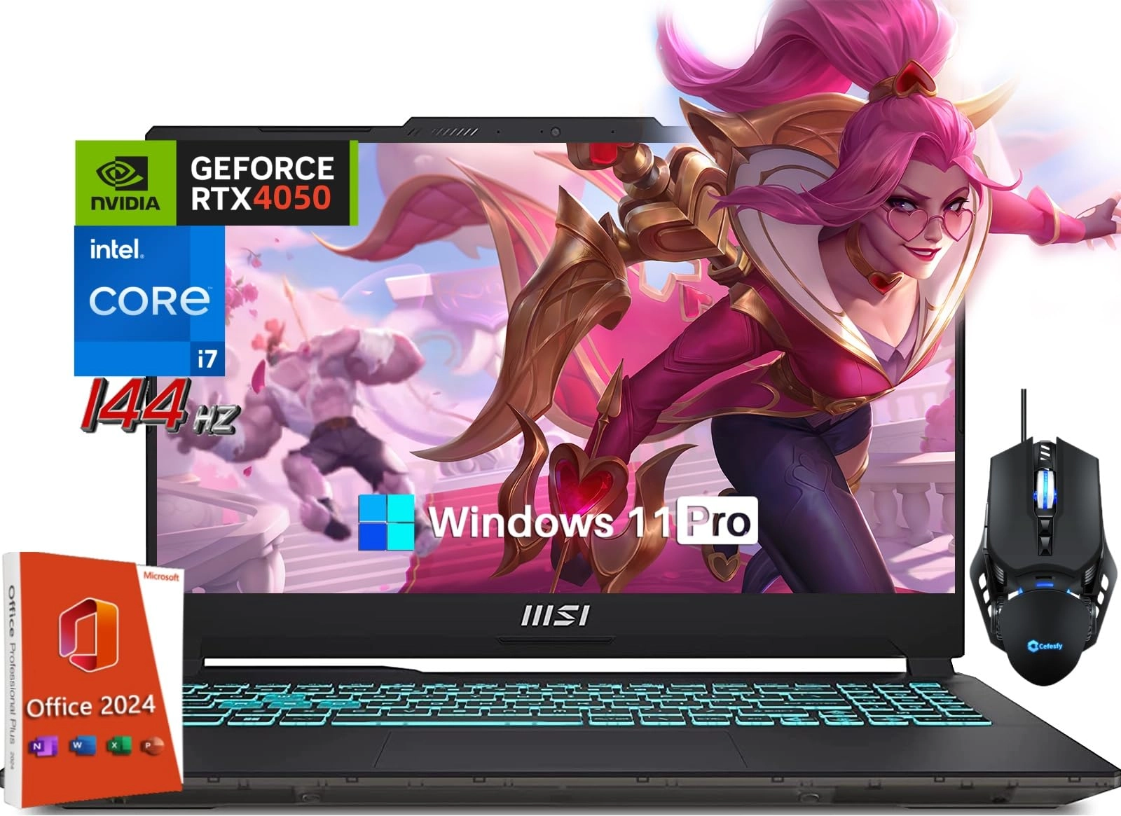 MSI Cyborg 15 - 15.6'' i7-13620H 32GB DDR5 1 TB SSD