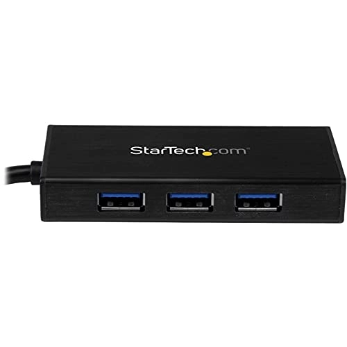 USB 3.0 Hub - 5Gbps 3 Port Gigabit Ethernet