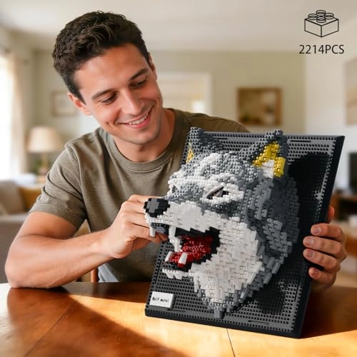 Animal Wall Art Wolf - 2213 pcs