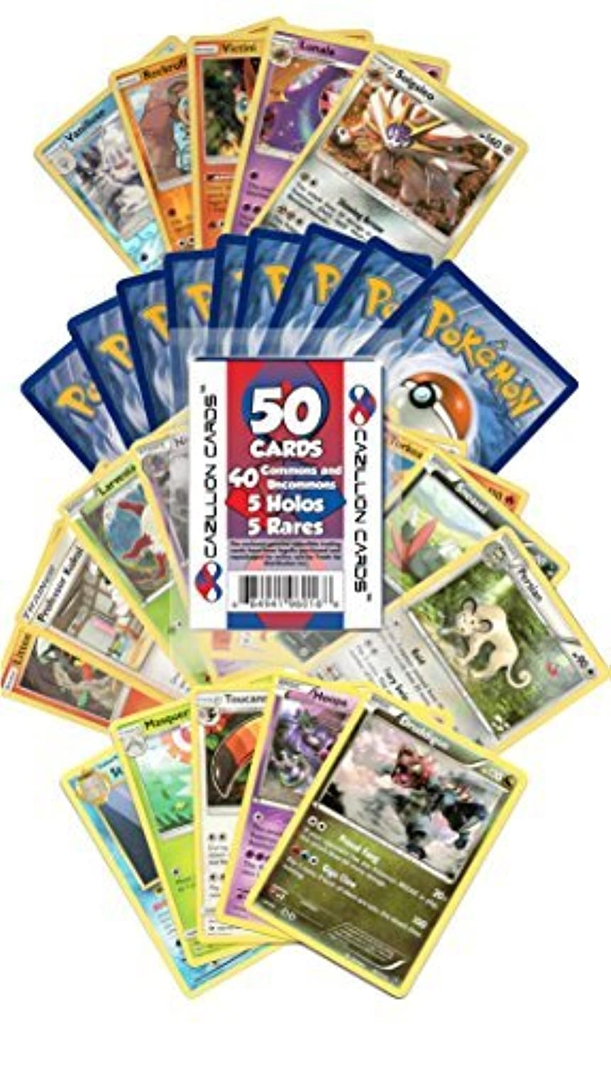 Pokmon Assorted Cards - 50 pcs