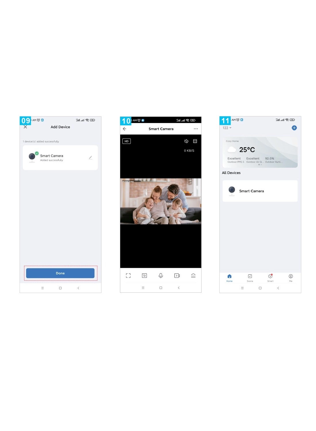 Indoor PTZ Smart Camera 2304x1296