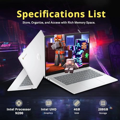 Chromebook - 14'' N200 4GB DDR5 128GB eMMC + 7-in-1 Docking Station