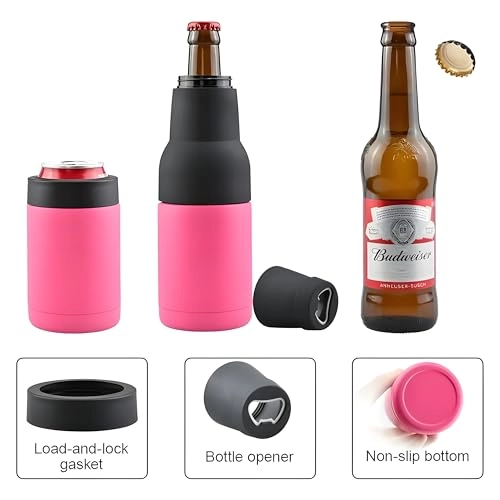 3-in-1 Can & Beer Bottle Cooler - 330ml 500ml