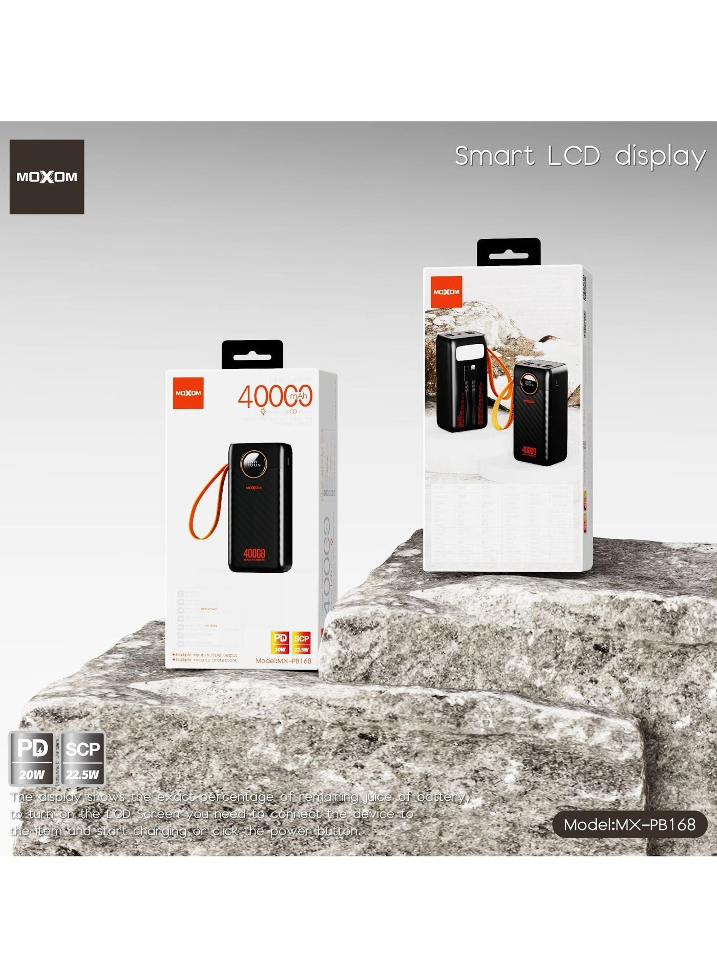 MX-PB168 - 40000mAh 20W 22.5W