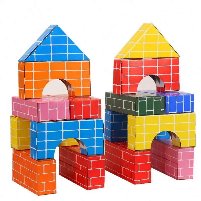 Paper Brick Building Blocks - 10 pcs