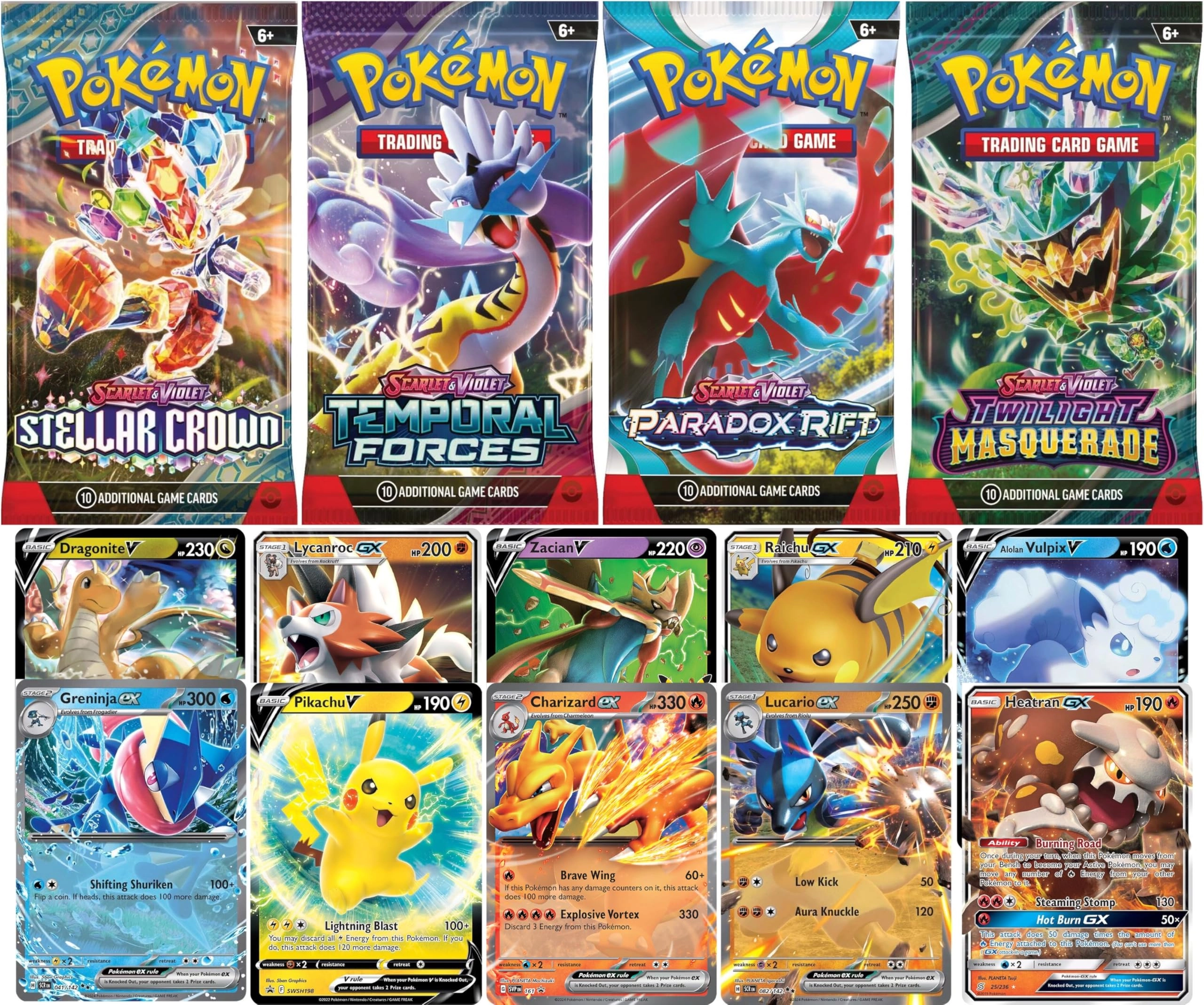 Pokémon Booster Pack - Factory Sealed + Ultra Rare Card - Holofoil + Protective Top Loader