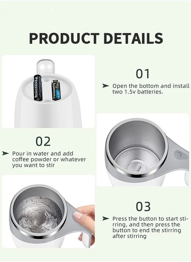 Magnetic Stirring Coffee Mug - 0.38 Liter