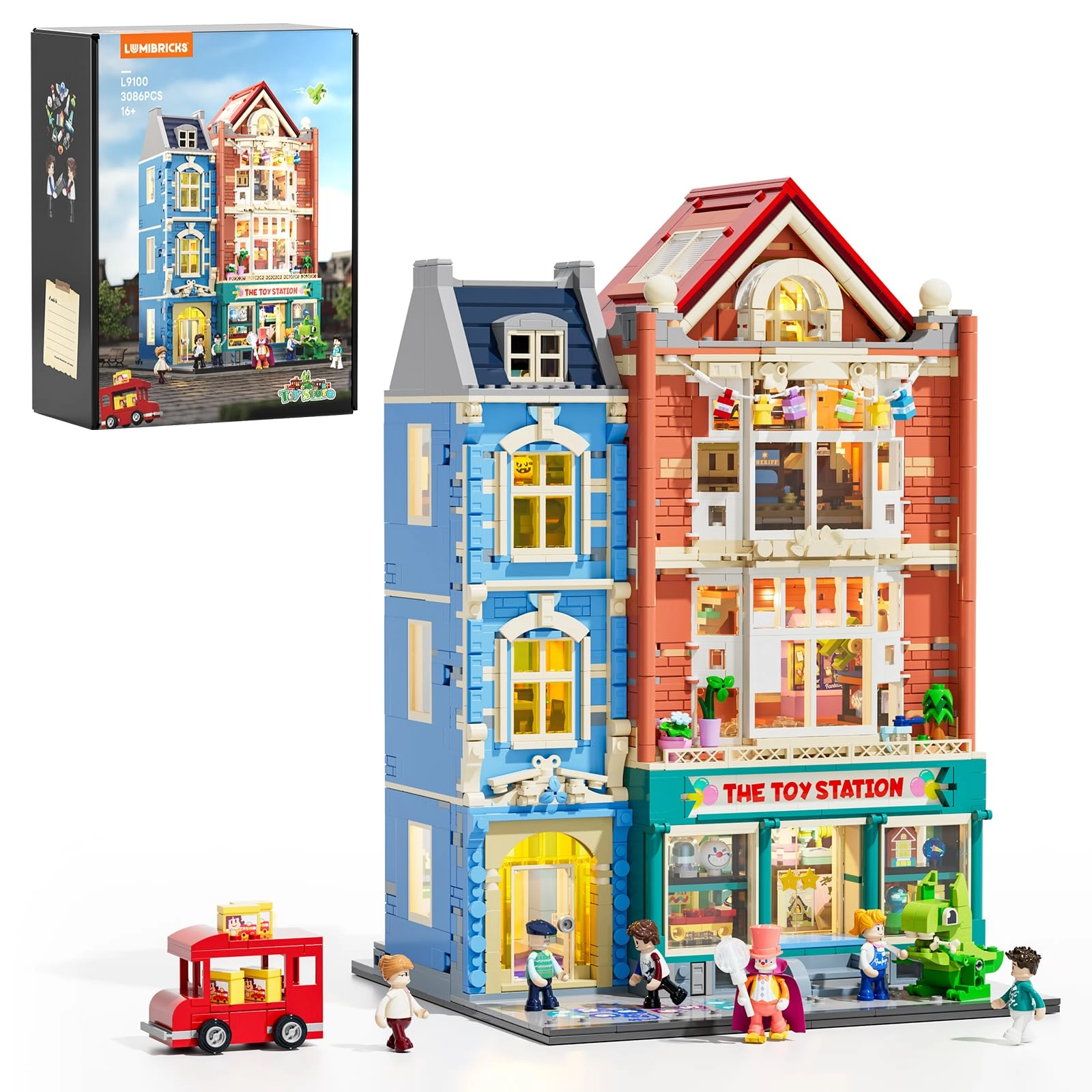 Lumibricks Stadtleben Toy Shop (L9100) - Bauhaus & Dollhouse