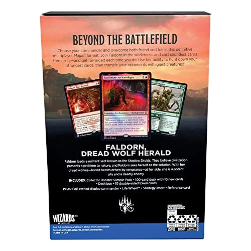 Commander Legends: Battle for Baldur’s Gate Commander Deck - Exit from Exile - 100-card + Collector Booster Sample Pack - 2-card