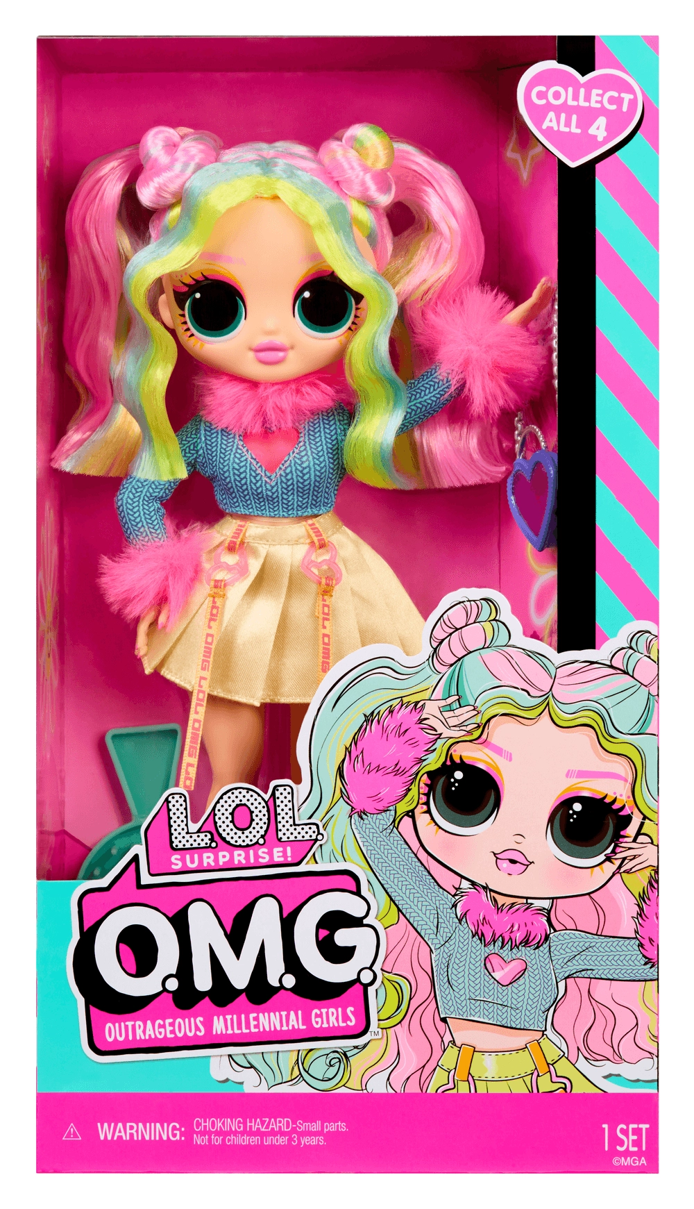 Bubblegum D.J. Entry Doll - Outfit Accessories Ages 2+