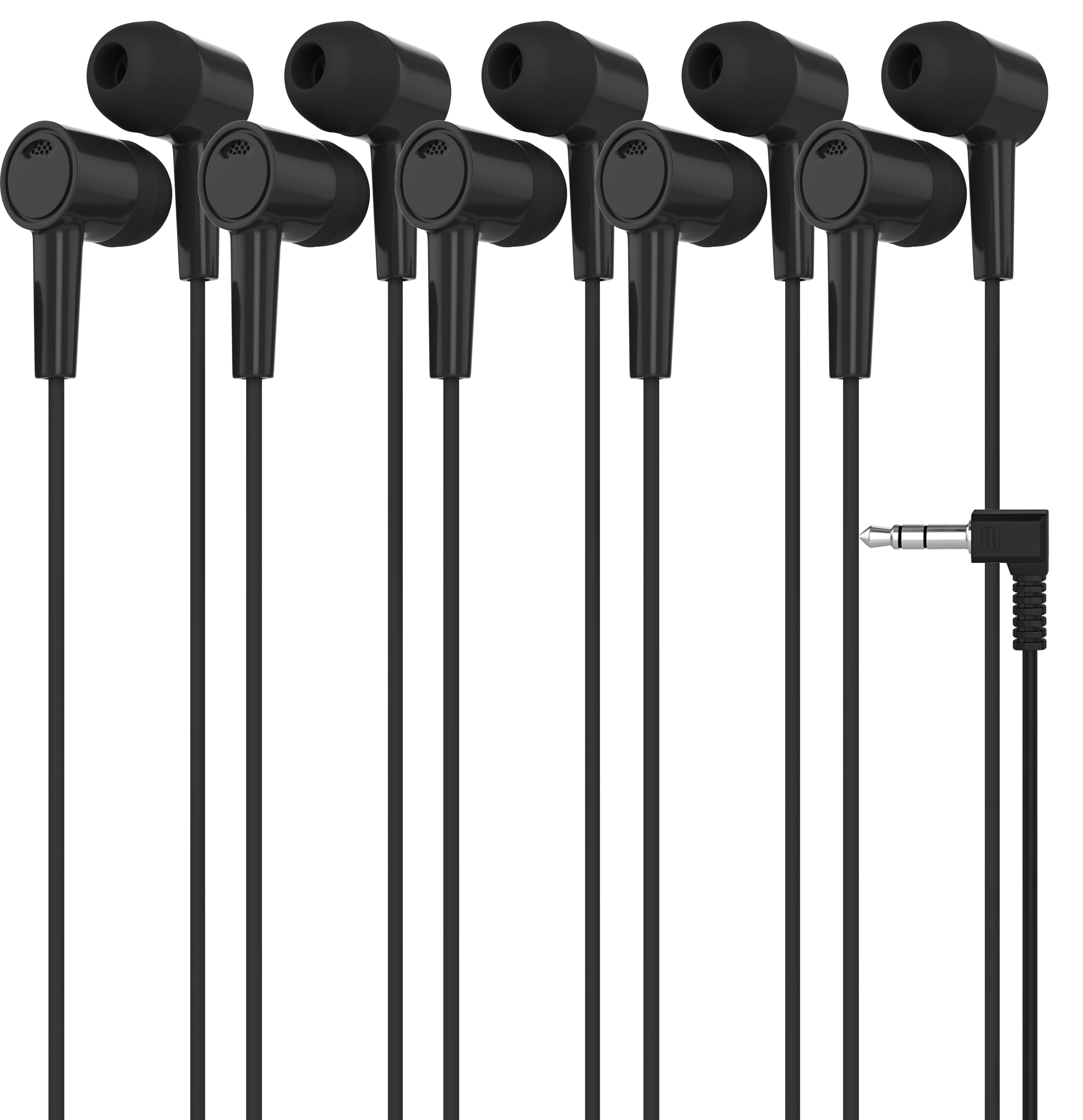 Maeline A2B-PRO - Wired Earbud 500 Pack