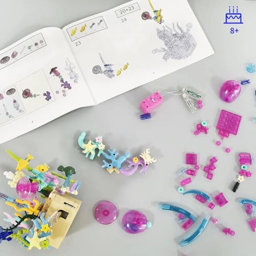 Jellyfish Building Toy Set - Music Box Light Up