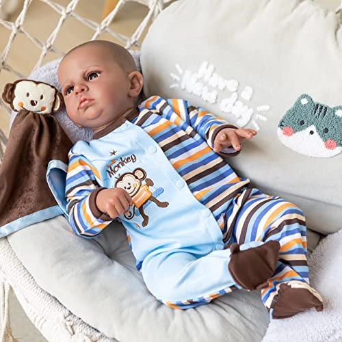 Cameron Reborn Baby Doll - 24 Inch Brown Eyes