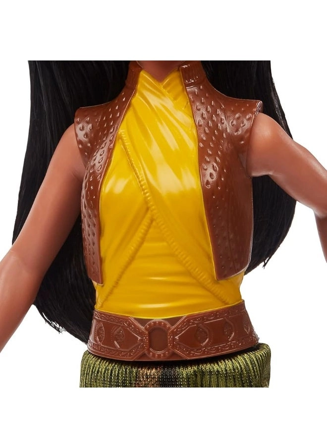 Raya Fashion Doll - 5 points of articulation long, brown hair Ages 3+