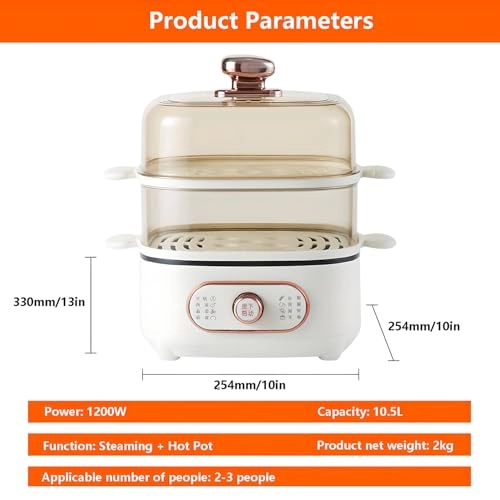 Electric Steamer - 10.5L