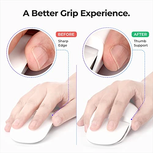 Magic Mouse Grip - Compatible with Magic Mouse 2 White