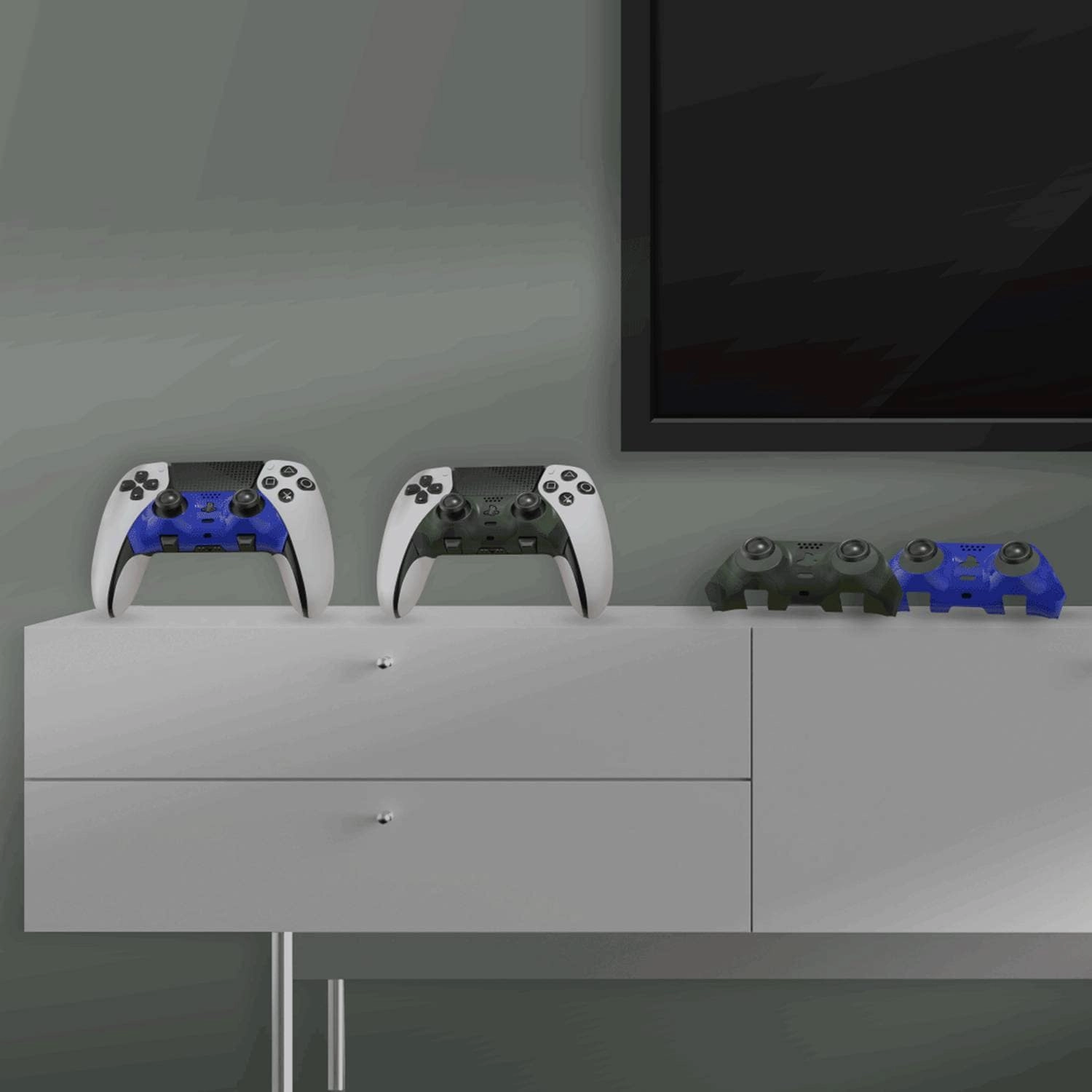 Decorative Panel for PS5 Edge Controller - 2-in-1 Durable Plastic