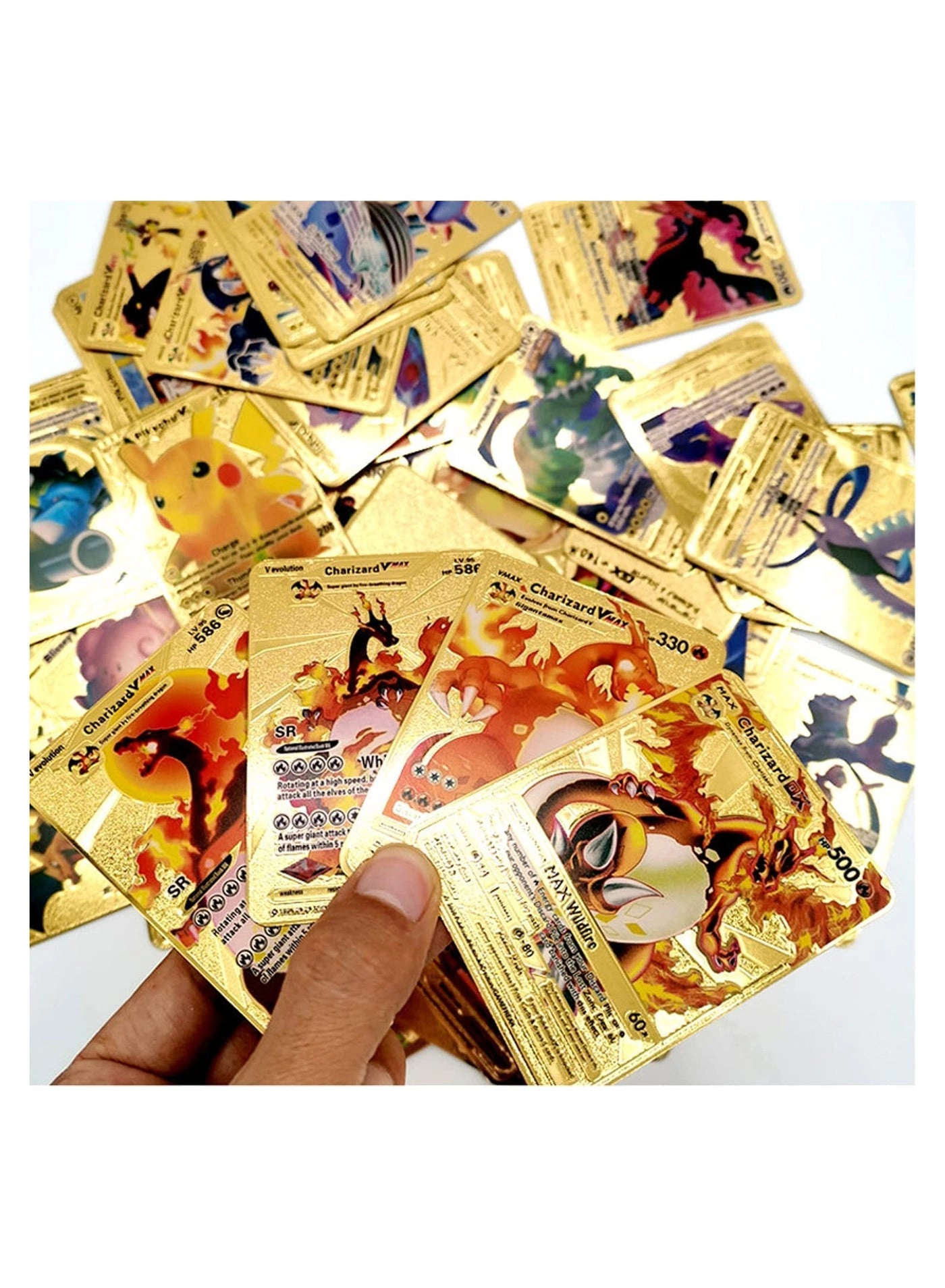 Assorted Cards Deck Box Set - Gold 55pcs