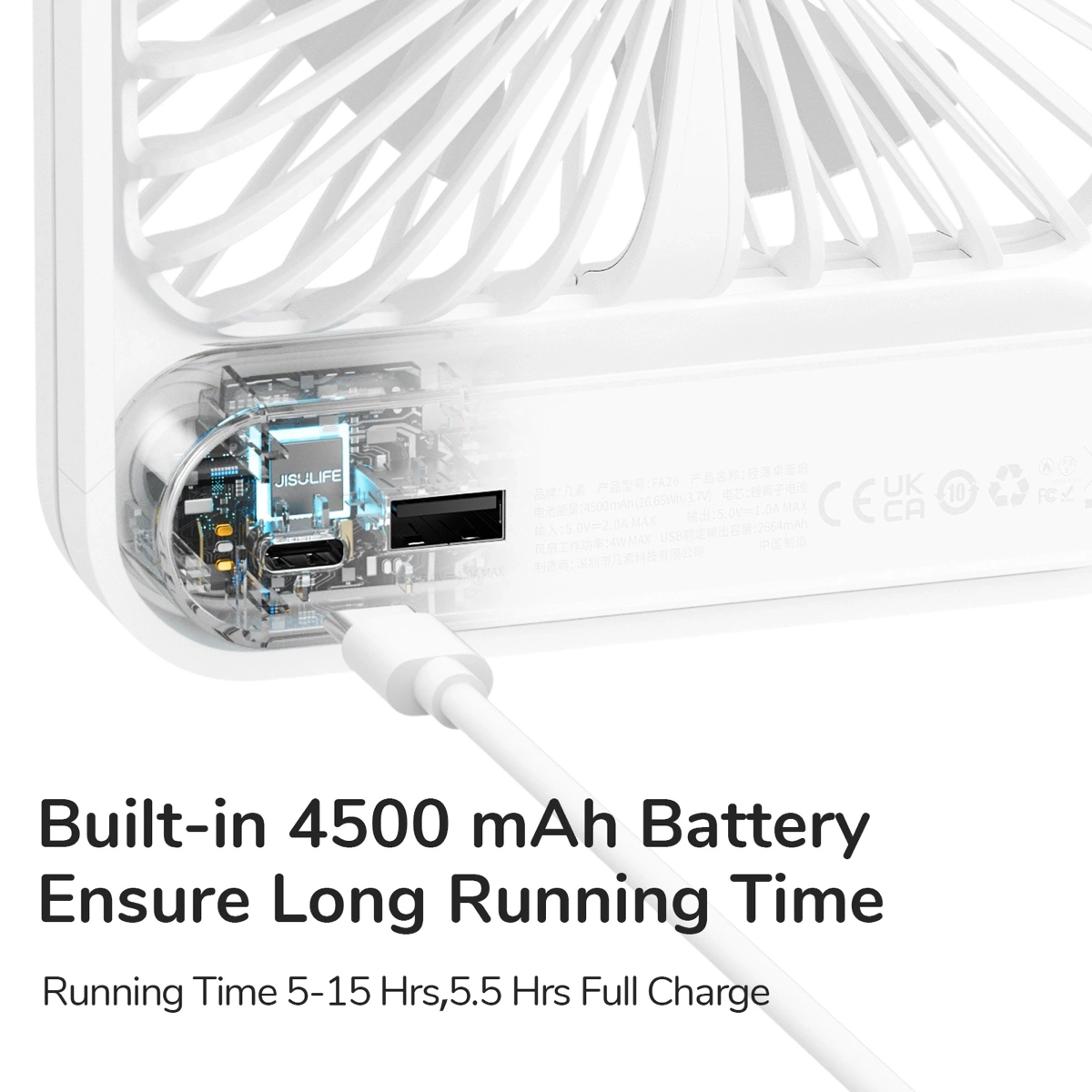 Life 1 - USB Rechargeable 4500 mAh