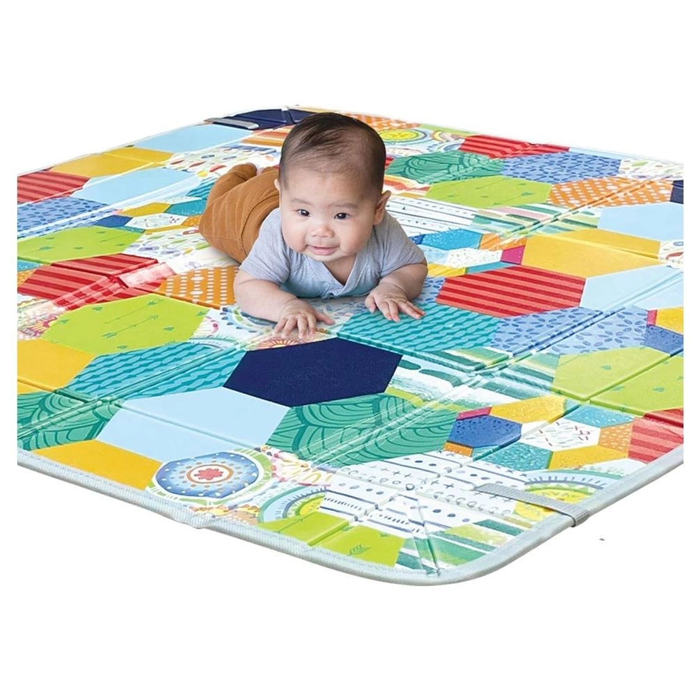 Foldable Soft Foam Mat - boho 0 Months