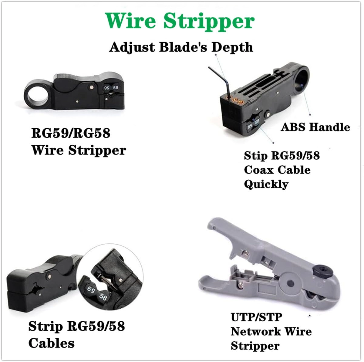 Network Tool Kit - rj45 rj11 rj12 10/100BaseT