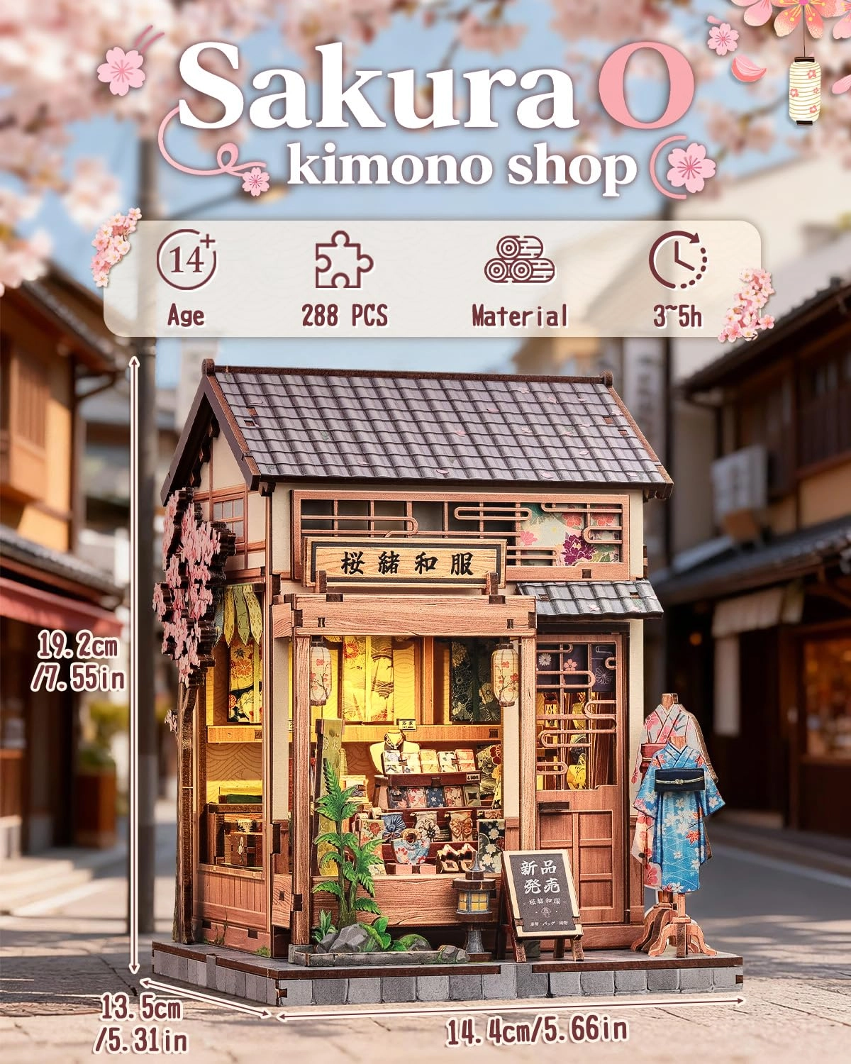 Book Nook Kit - Japanese Culture Style