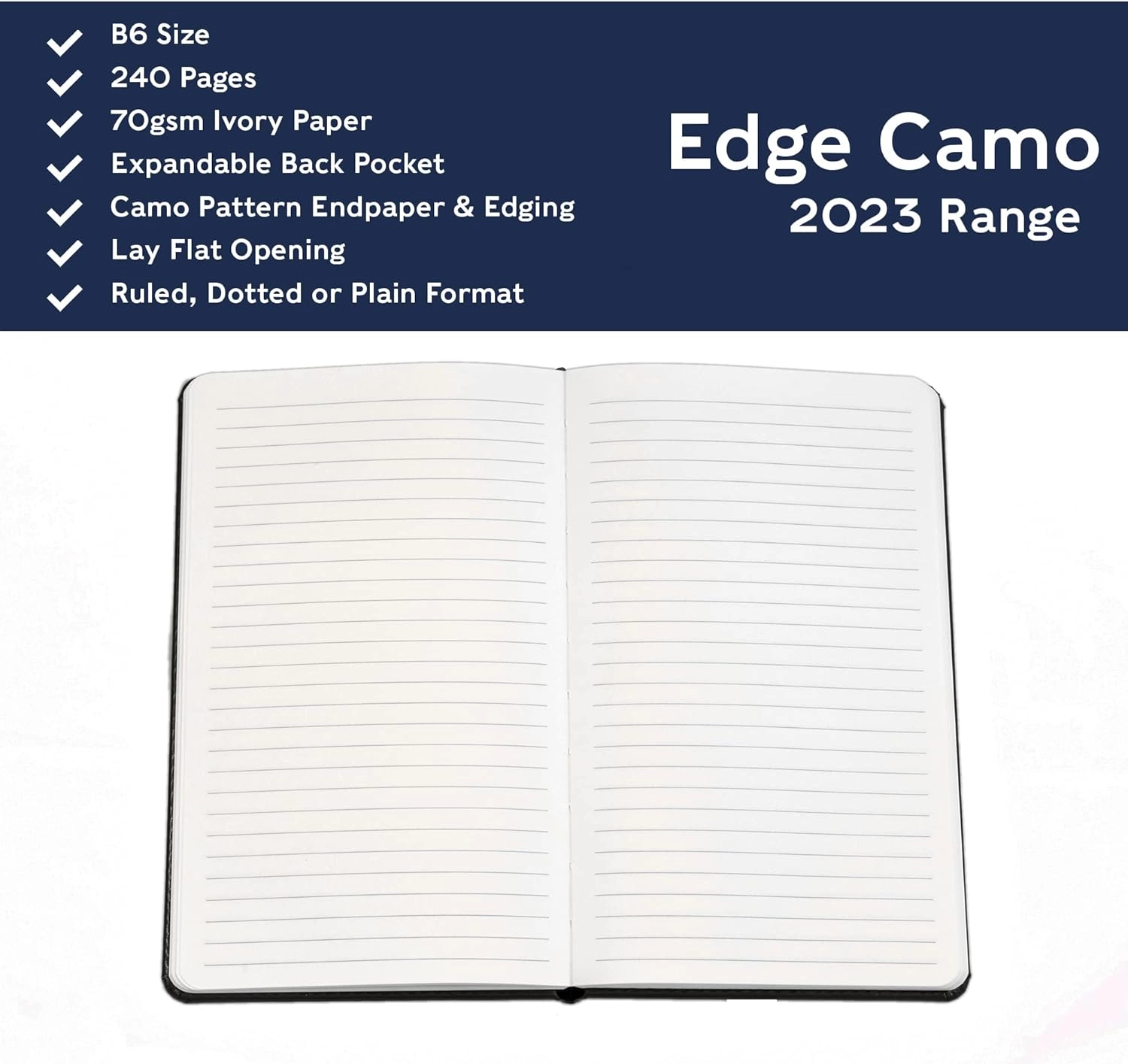 Edge B6 - Lined 240 Pages