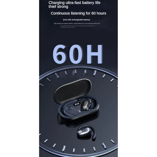 Sporty Hanging Ear Bluetooth Earphones - Wireless Headset