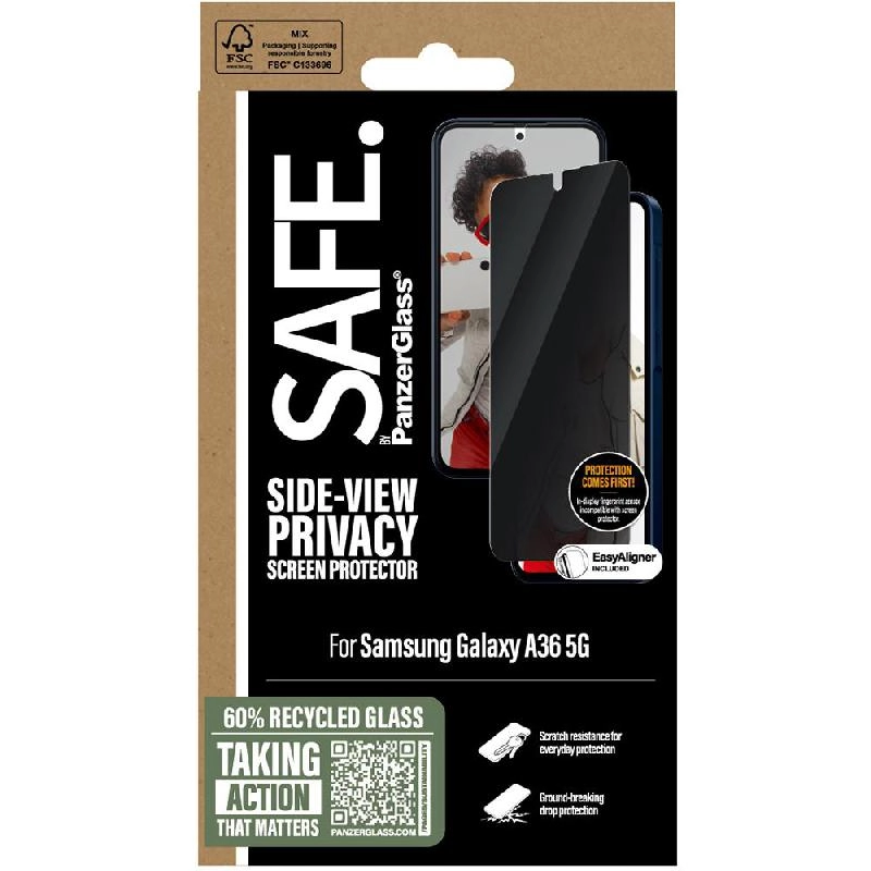 Privacy Tempered Glass Screen Protector for Samsung Galaxy A26 5G