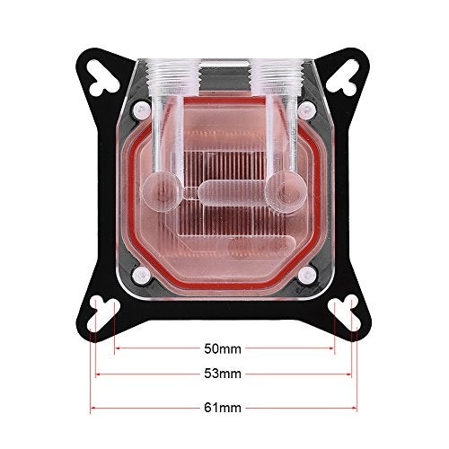 GPU Water Cooling Block - 50 x 50 x 3mm POM Cover