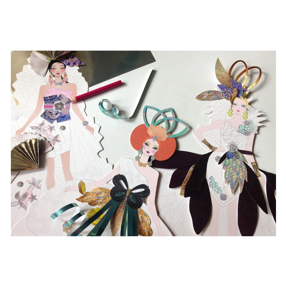 Creative Kit Haute Couture - 5 dolls 30 x 20 cm