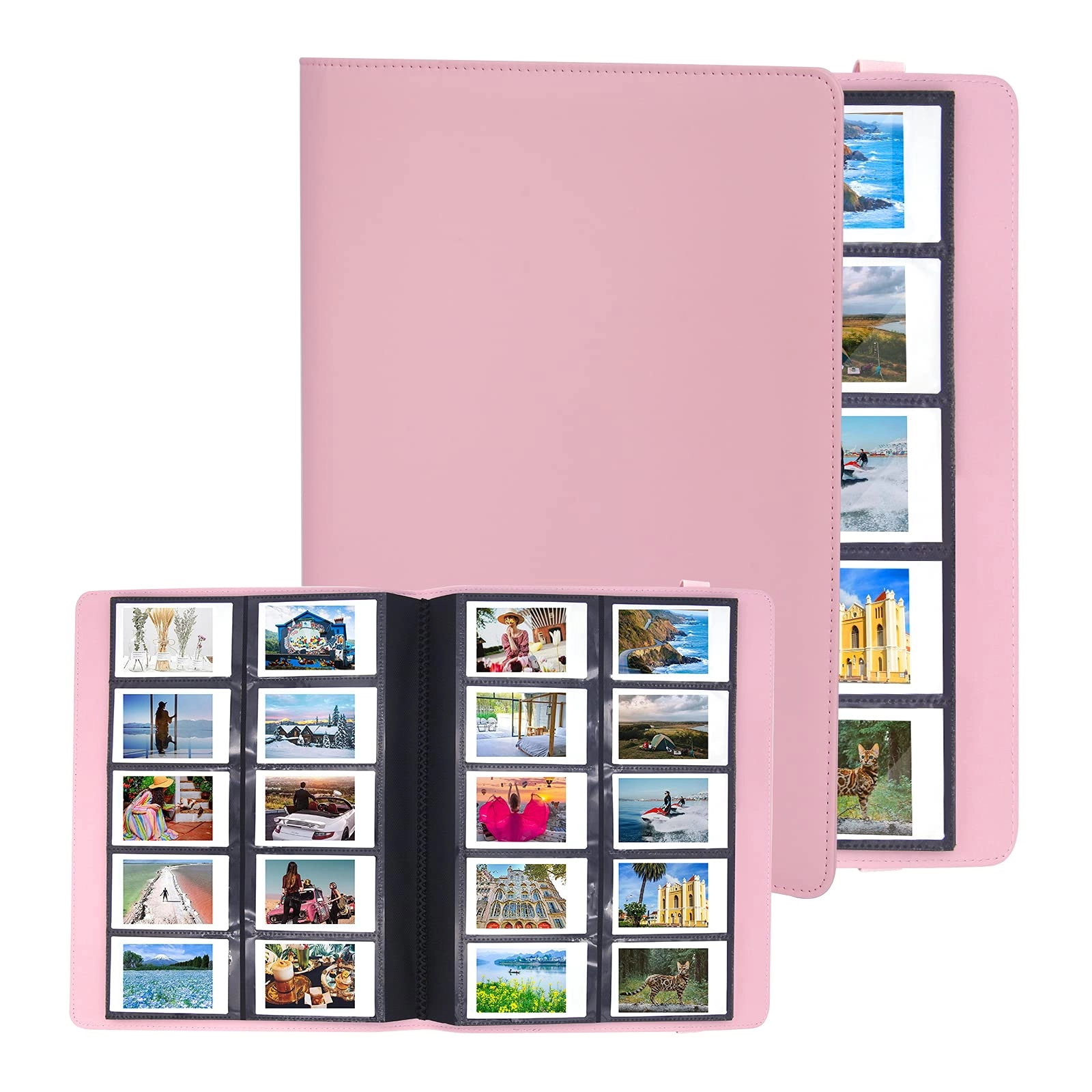 Rekeen Instax Mini 400 Pockets PU Leather Photo Album