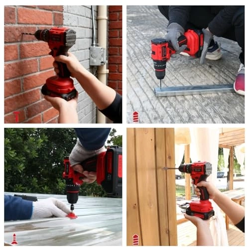 21V Max Brushless 3-in-1 Hammer Drill Driver - 2000 Milliamp Hours
