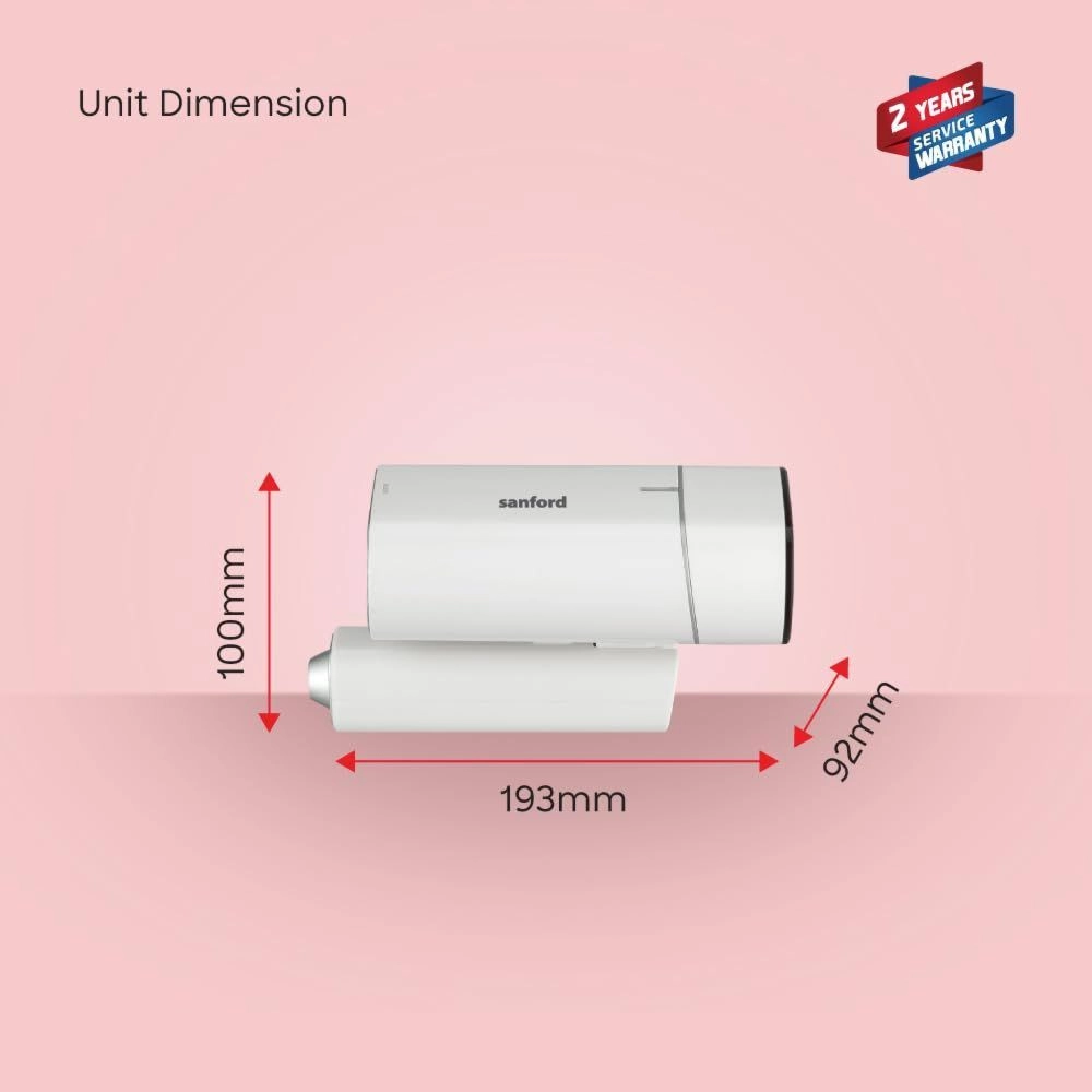 2-In-1 Handheld Garment Steamer - White 1300 W