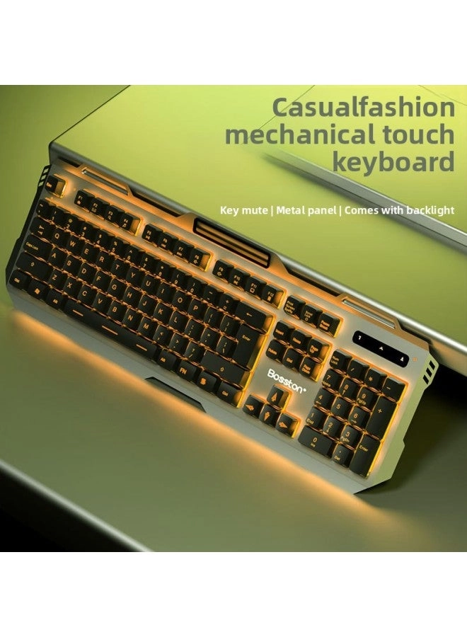 Real Mechanical Feel Keyboard + E-sports 6d Mouse