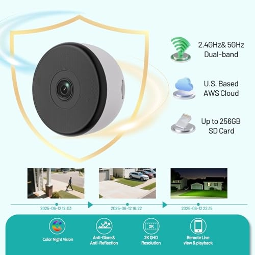 Window Security Camera 2K